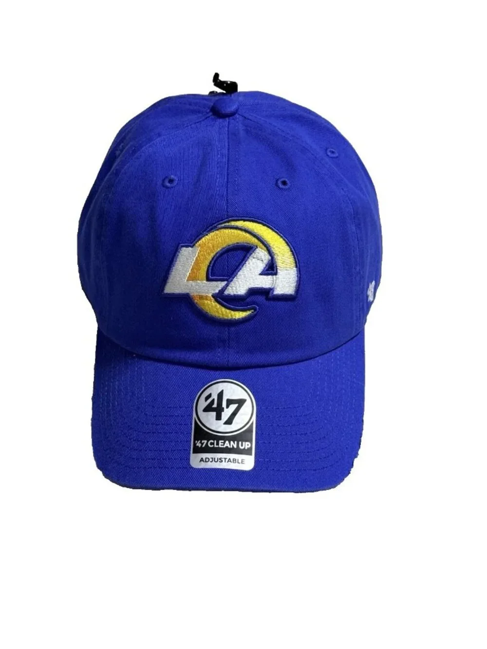 47 NFL Men's Los Angeles Rams Clean Up Royal Adjustable Hat Cap